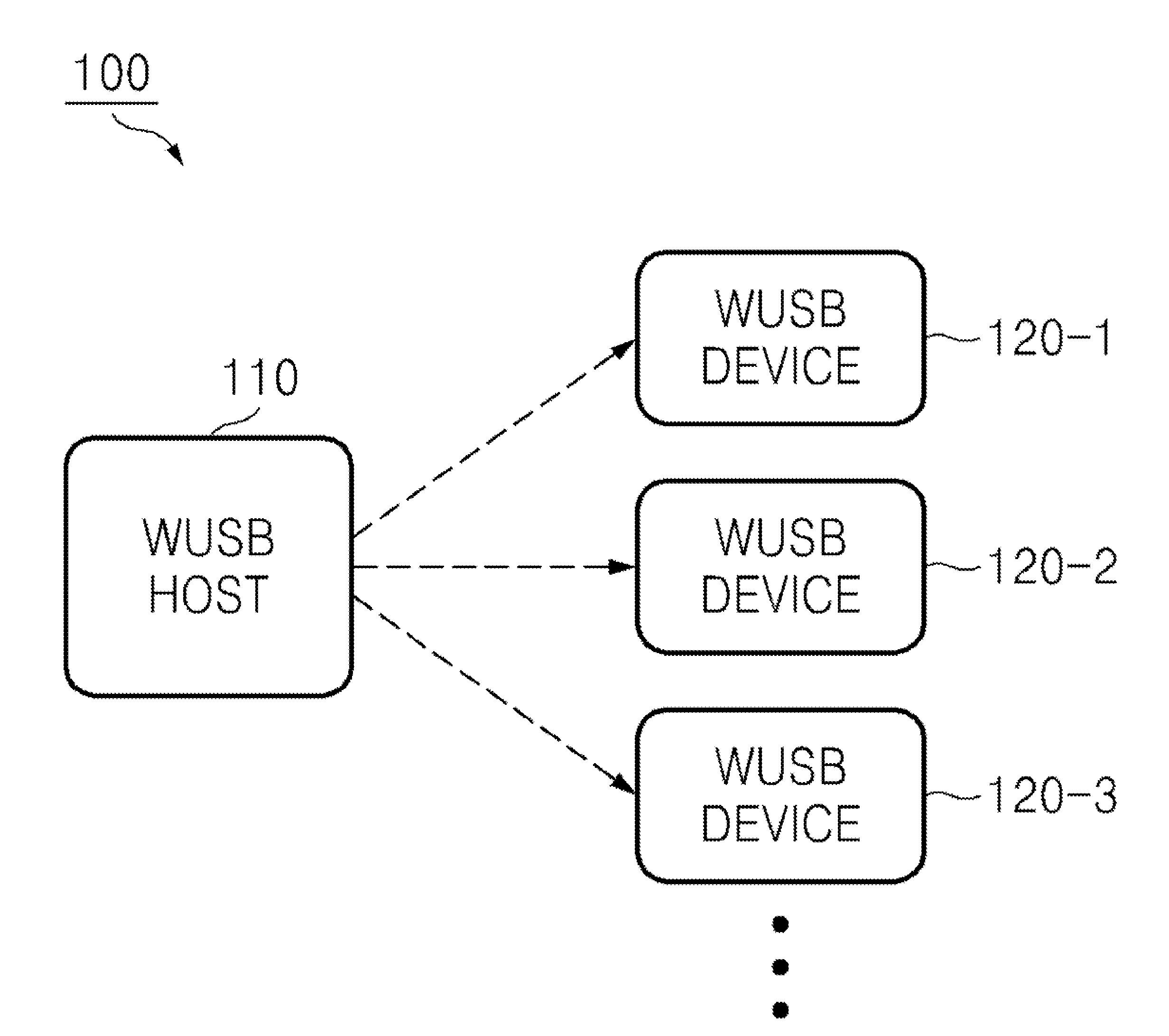 Wireless Universal Serial Bus Apparatus and Operating Method Thereof