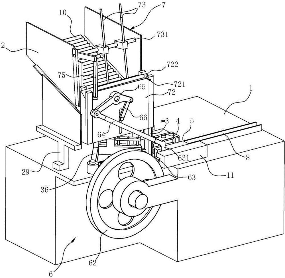 Straight-grain shaft machining equipment