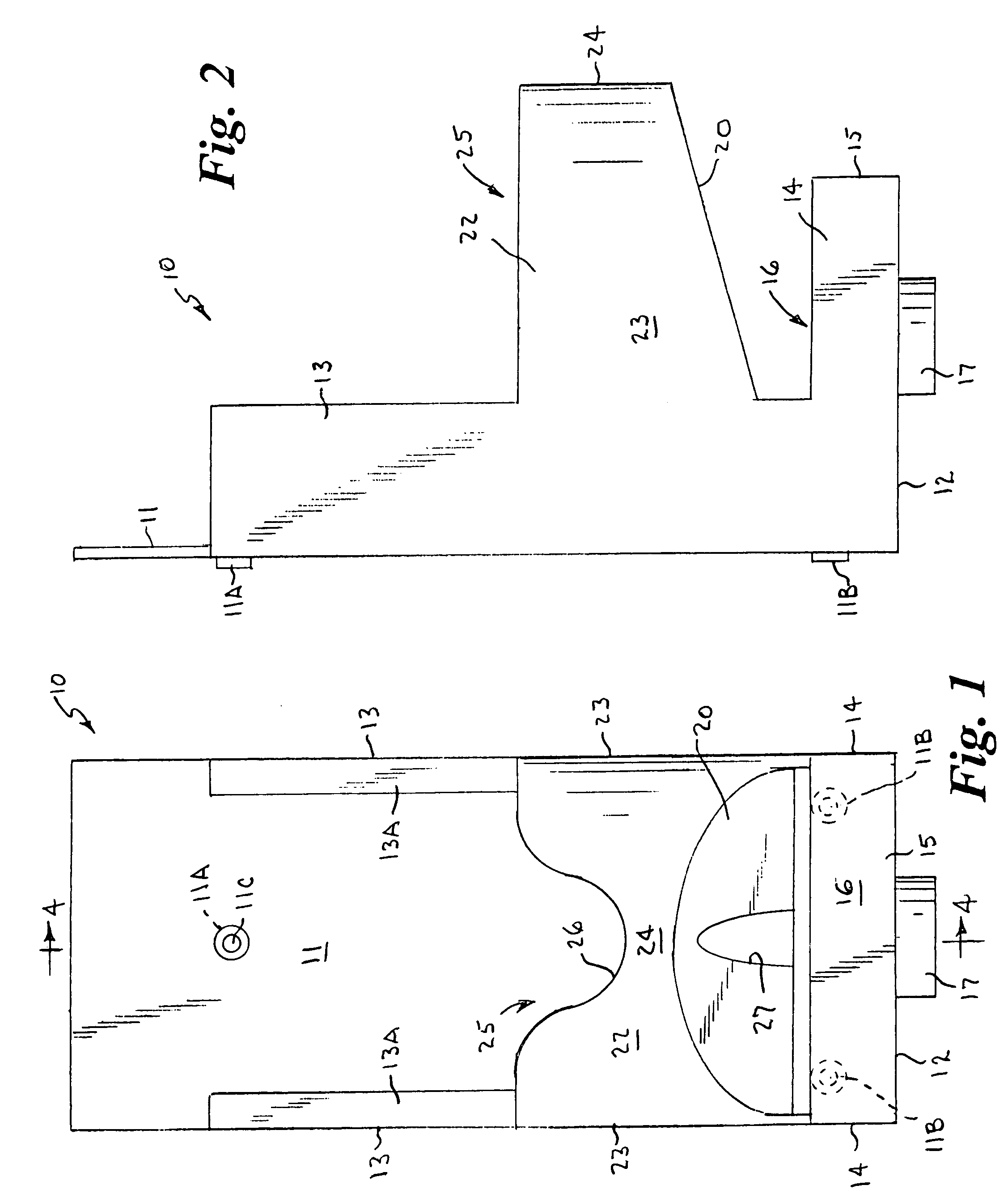 Iron holder with drain and reservoir