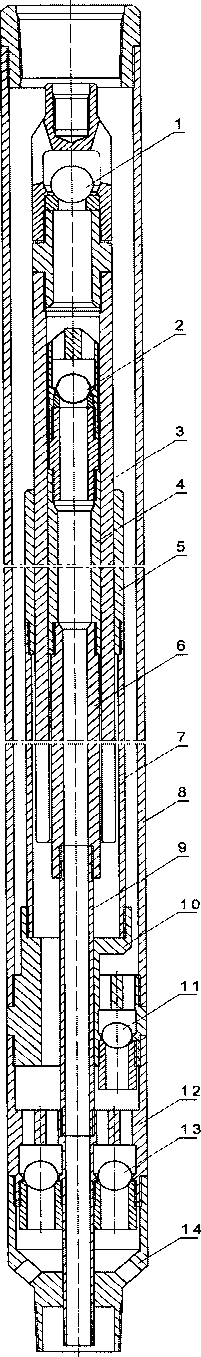 Bicavity oil pump