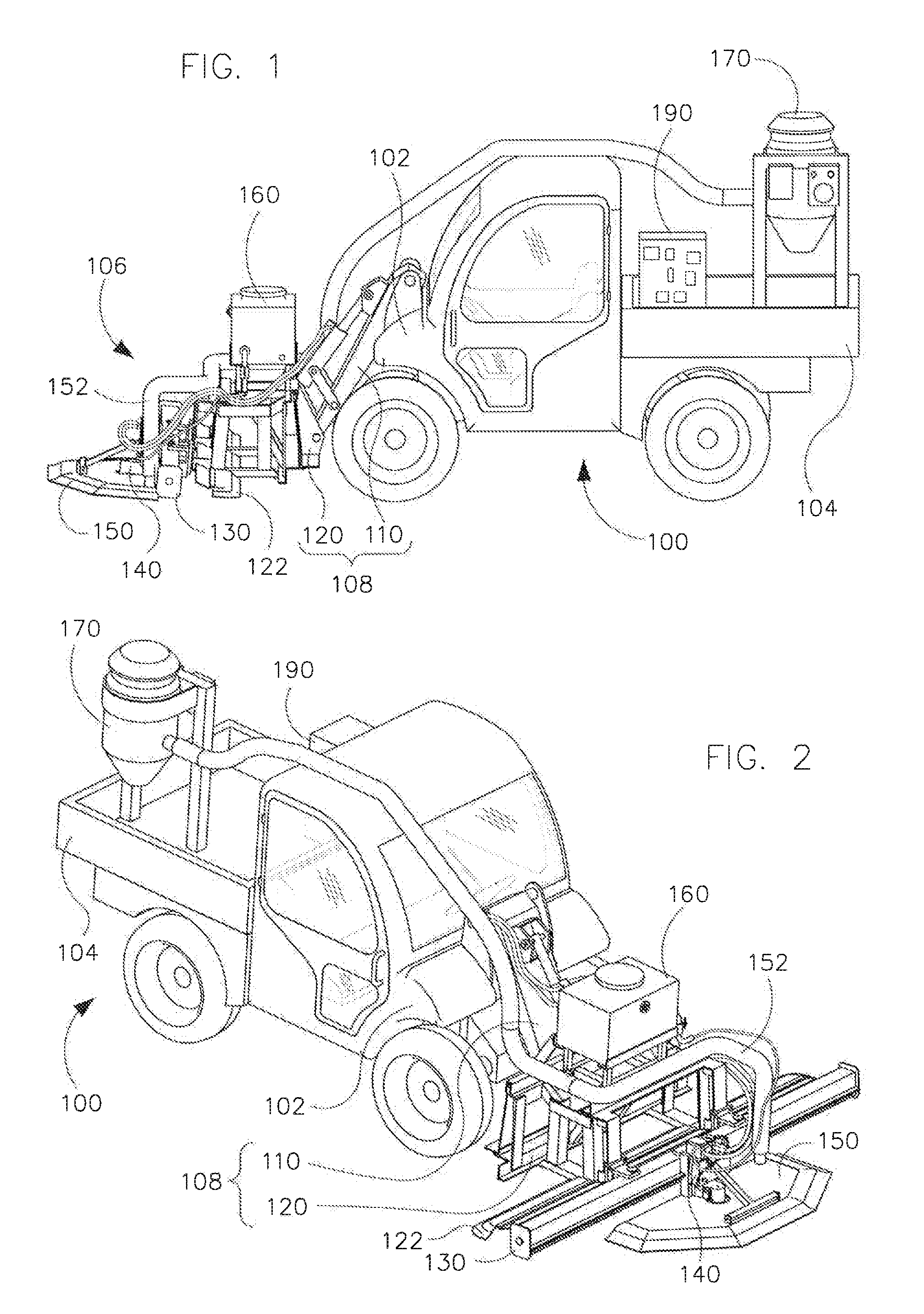 Systems, machines, devices and methods for efficiently removing sidewalk trip hazards