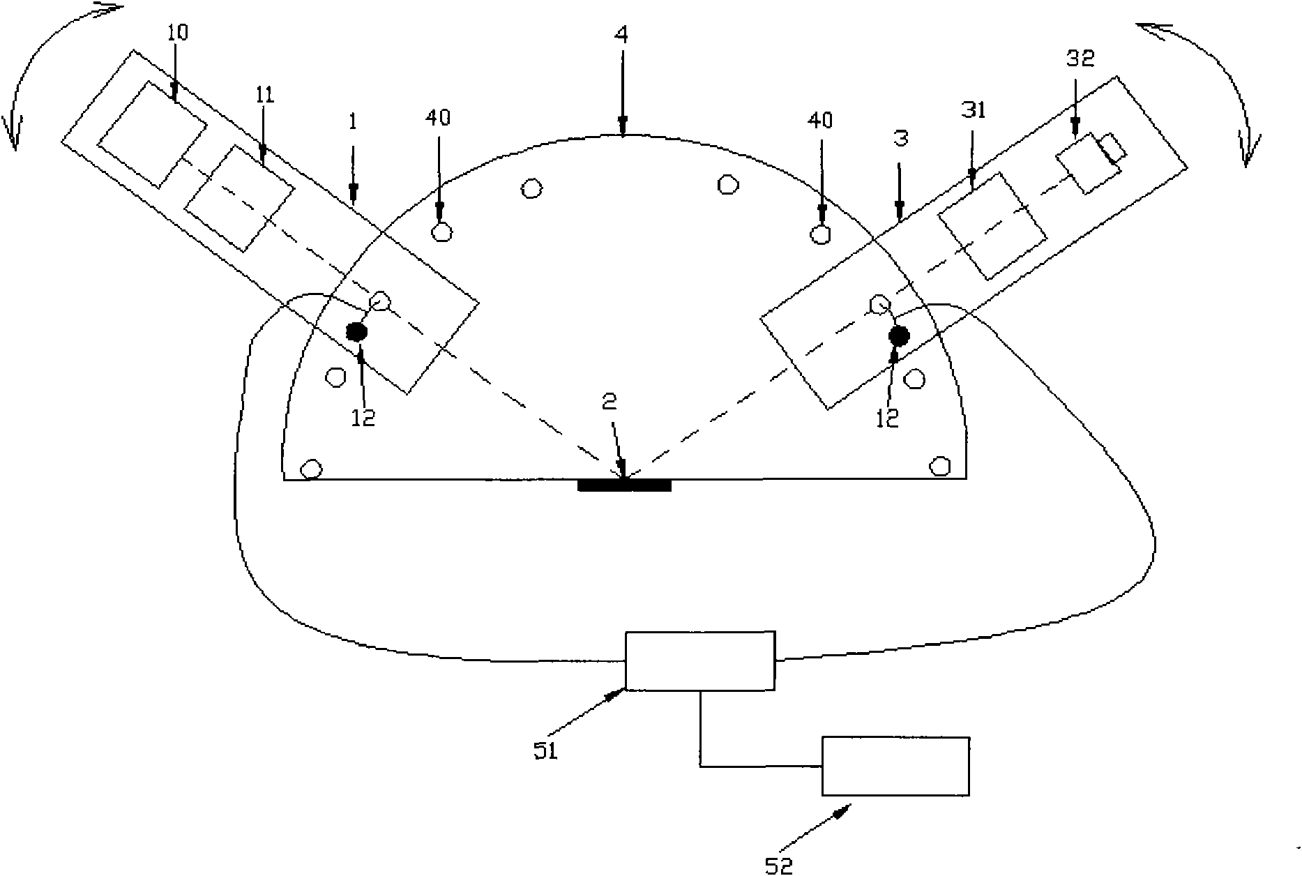 Device and method for automatically detecting incident angle in elliptical polarization measuring system