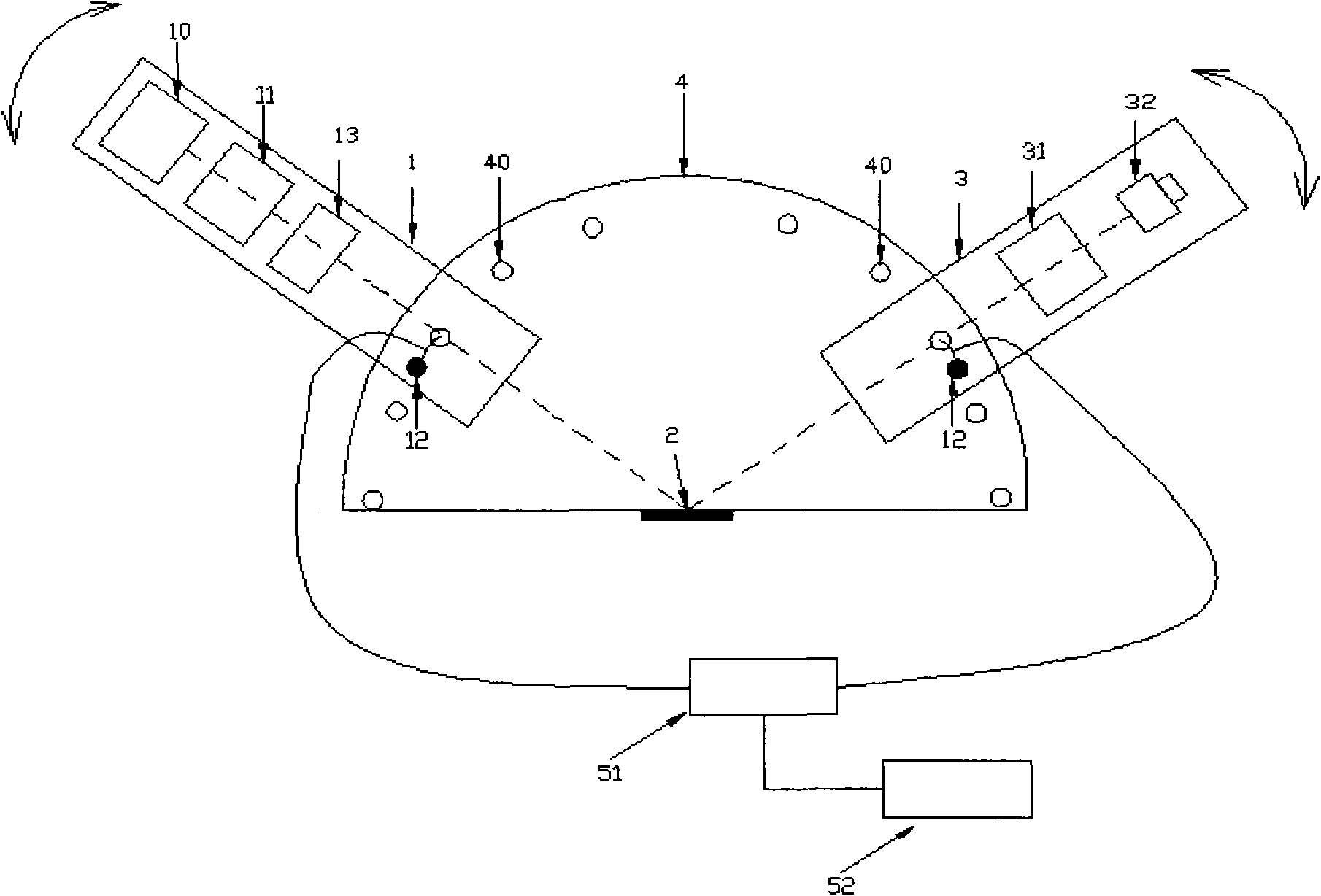 Device and method for automatically detecting incident angle in elliptical polarization measuring system