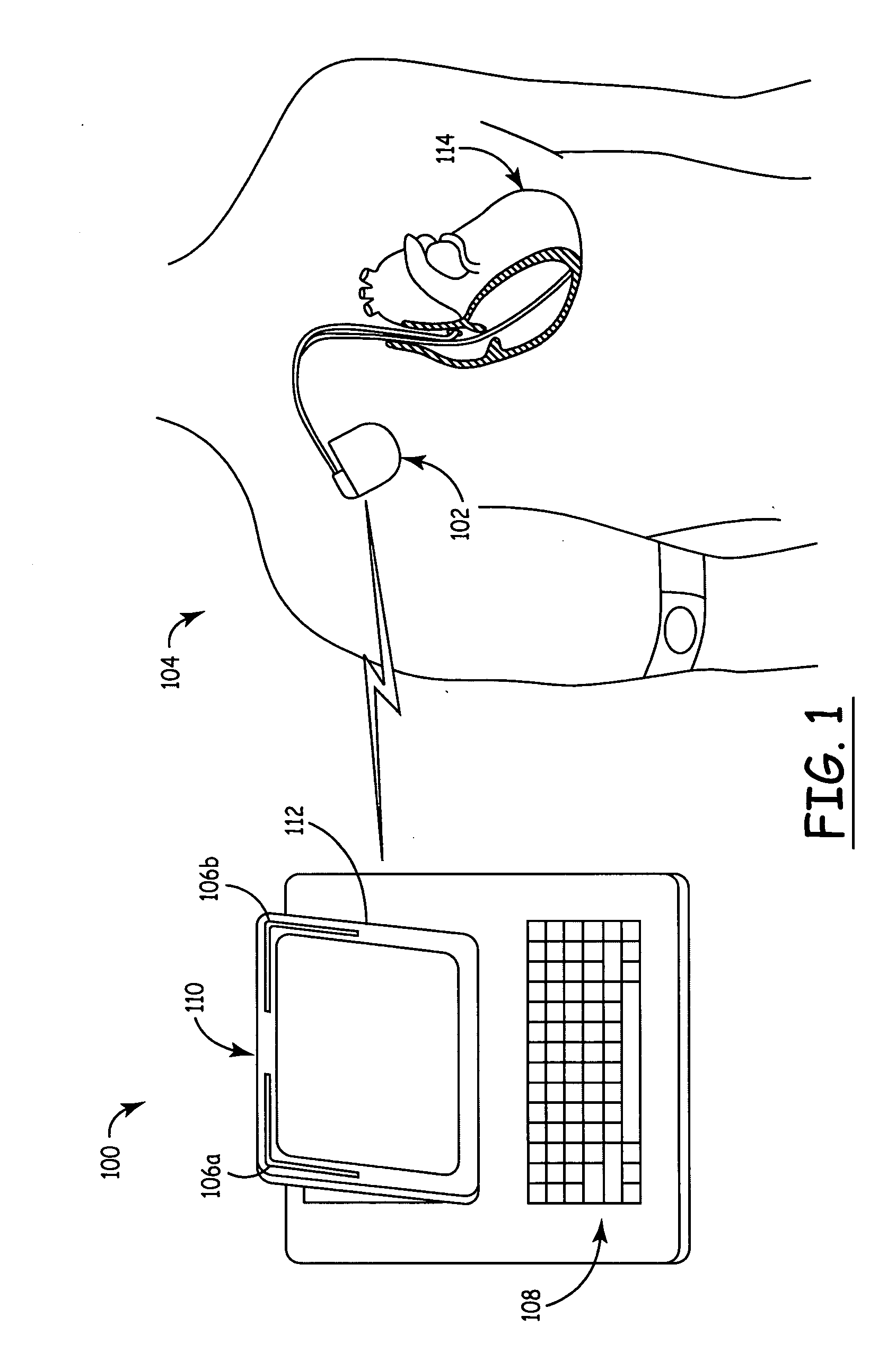 Compact conformal antenna for a medical telemetry system