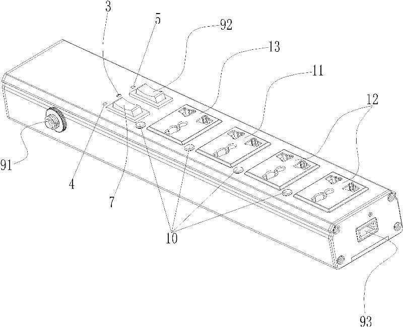 An intelligent power-saving socket