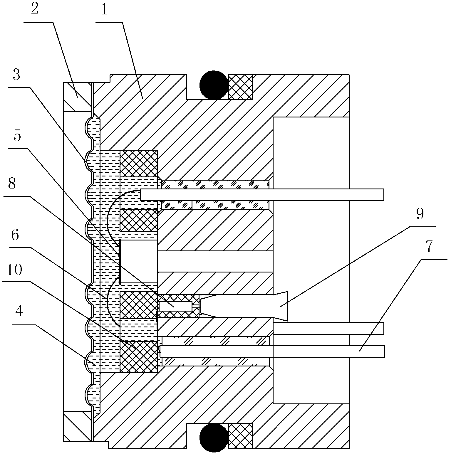 Compound type temperature pressure sensor