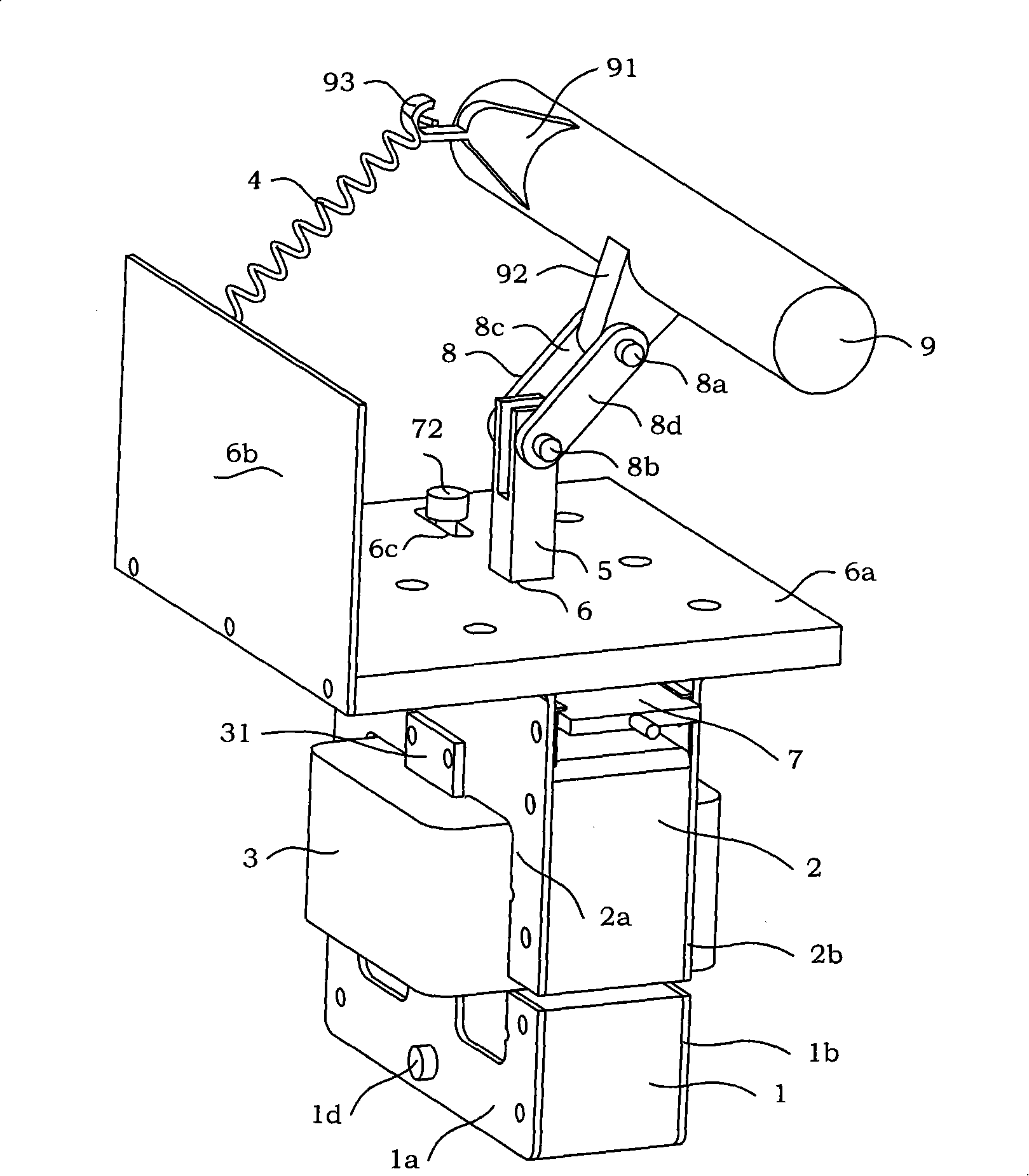 Multi-force output air gap monostable permanent magnet control mechanism with manual emergency switching mechanism