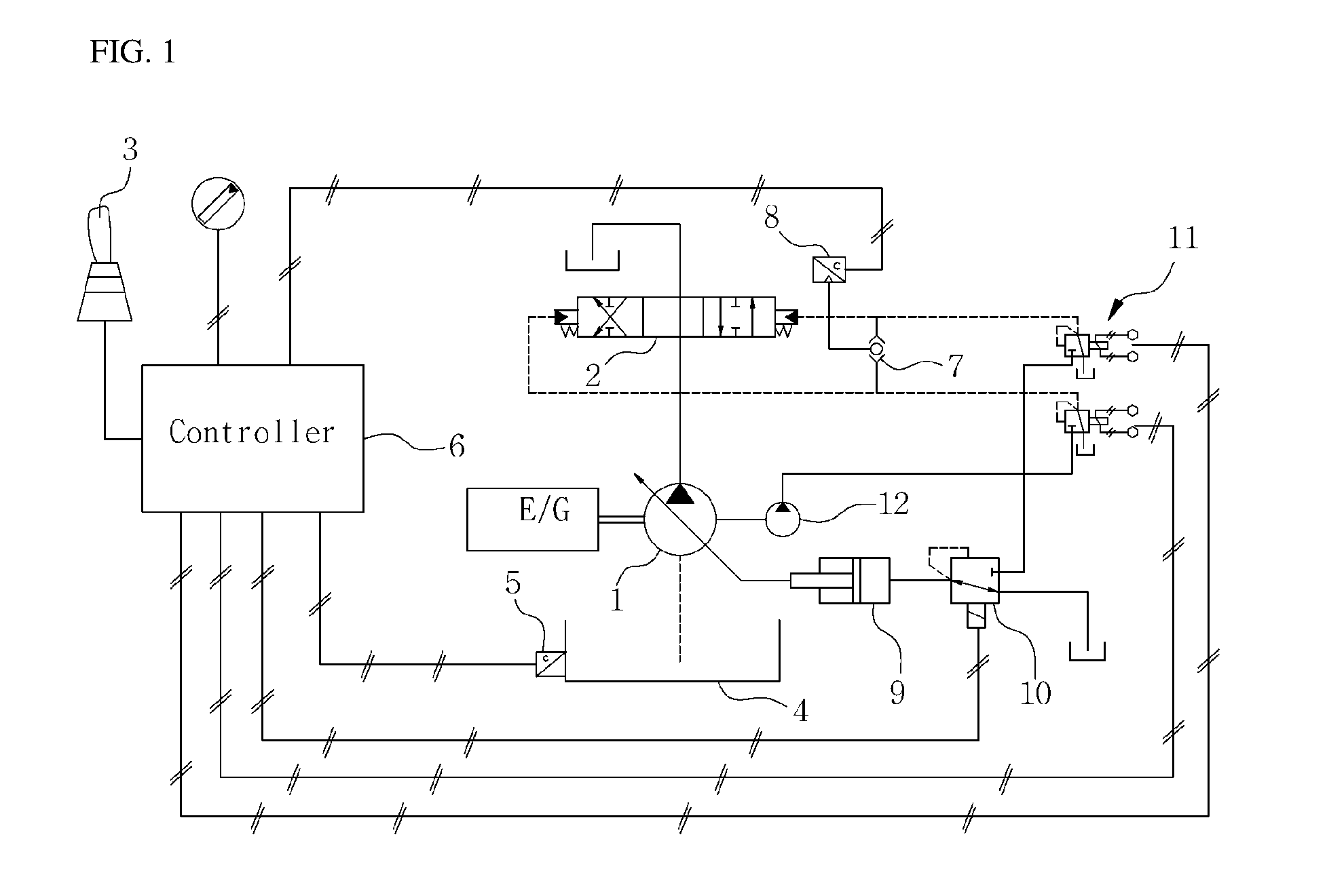 Device for controlling control valve of construction machine, method for controlling same, and method for controlling discharge flow rate of hydraulic pump