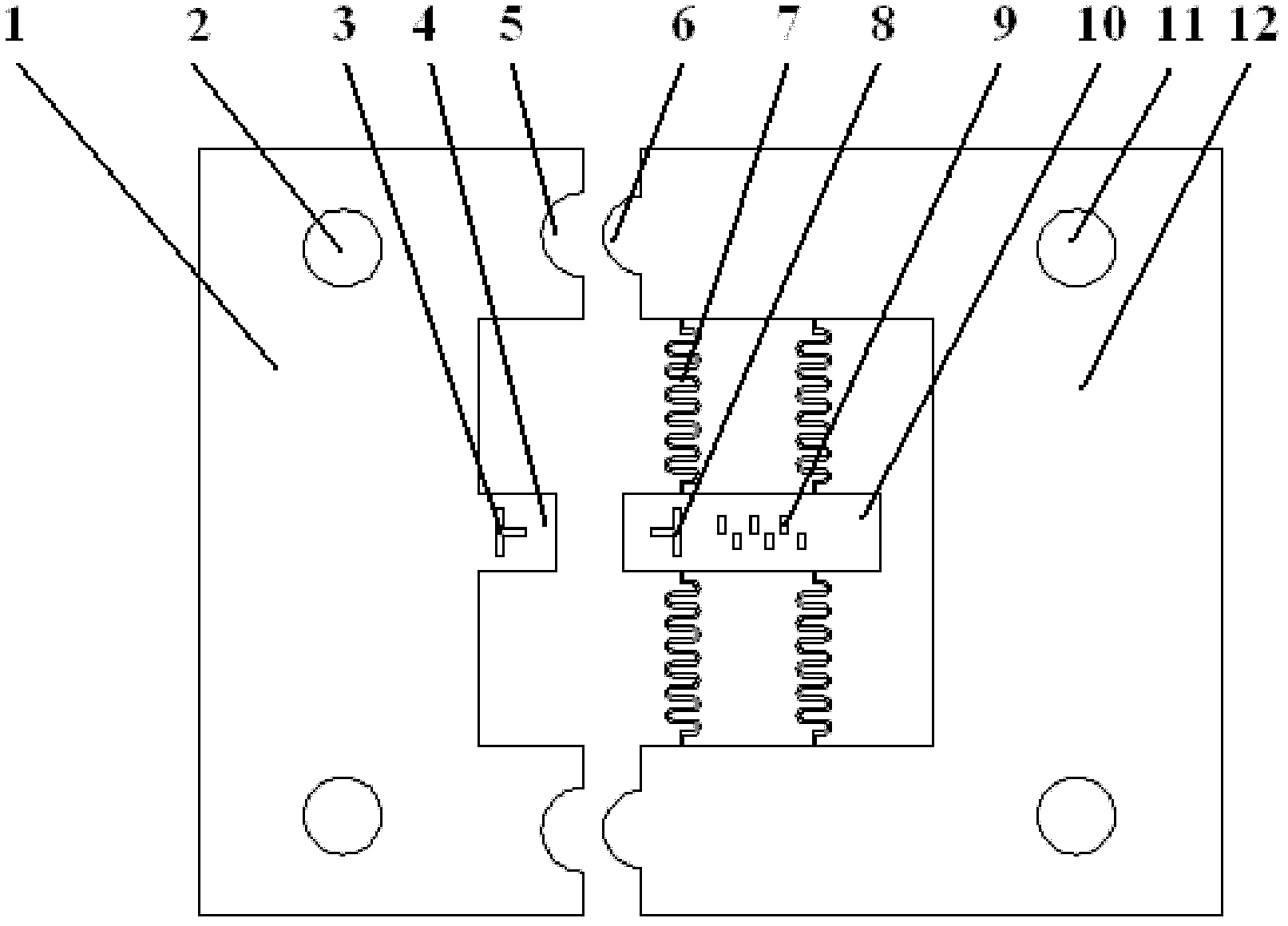 Micro tensile measurement unit and production method thereof