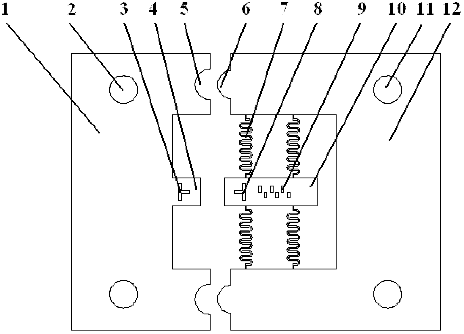 Micro tensile measurement unit and production method thereof