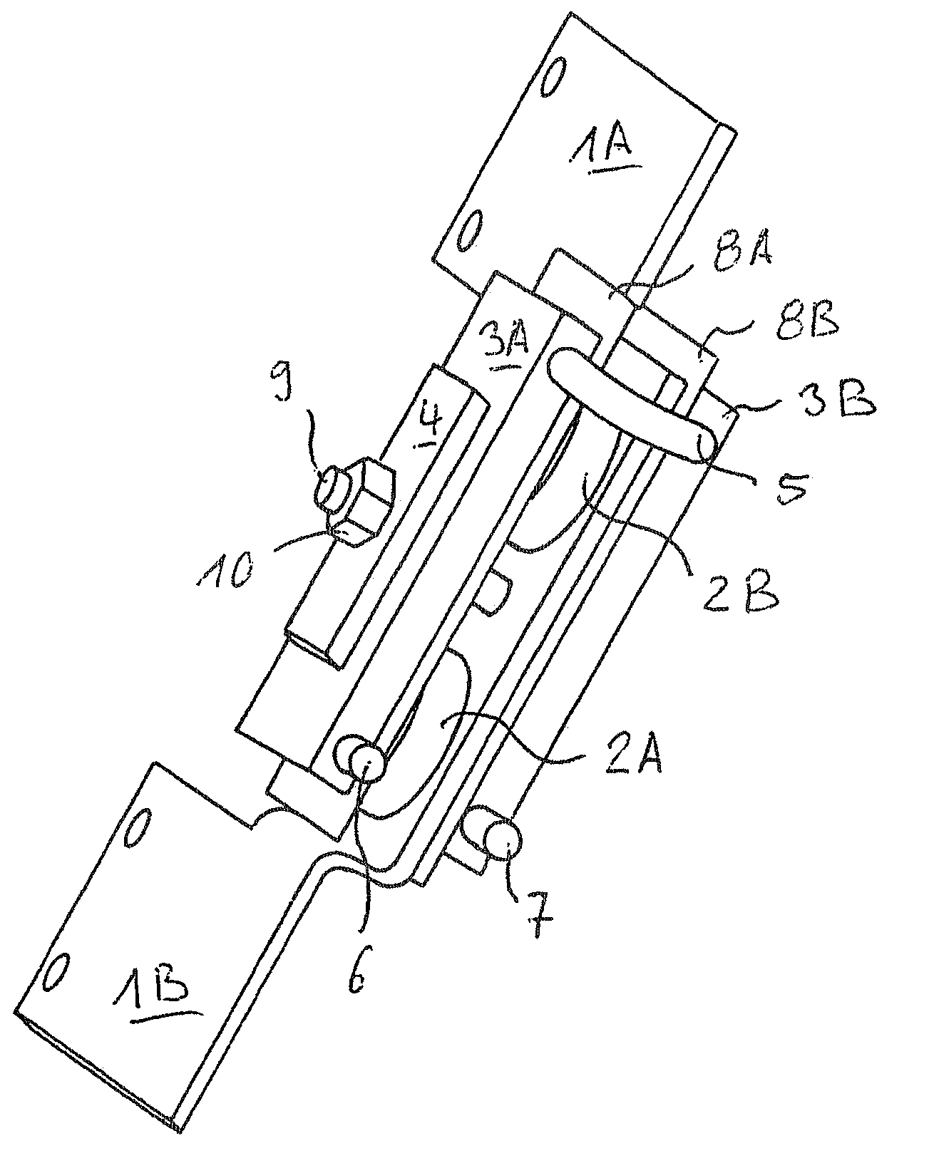 Switching module for the power section of a welding control system