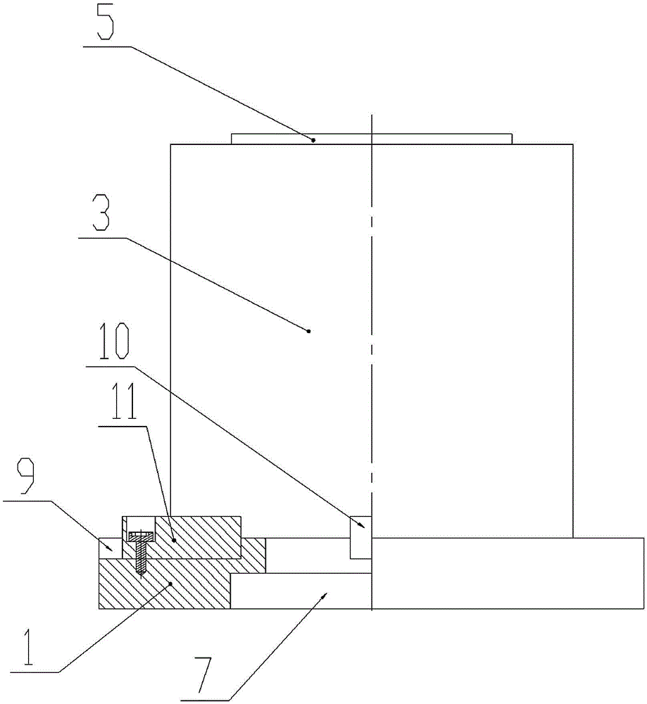 Pressing tool for large gear hob