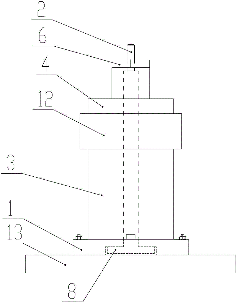 Pressing tool for large gear hob