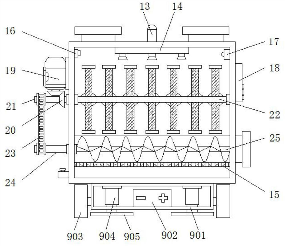 Organic matter degradation method and equipment of recyclable kitchen garbage resource