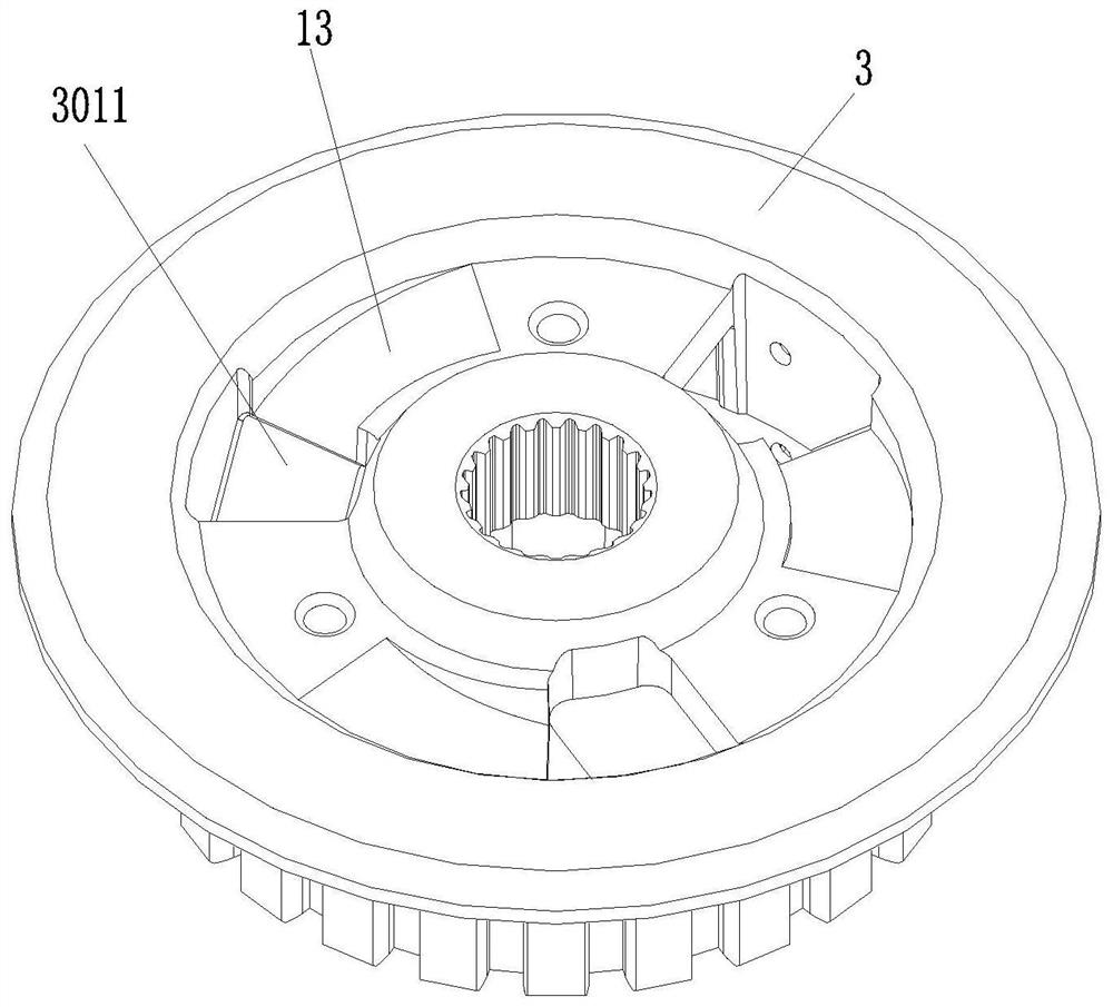 Clamping stagnation prevention clutch