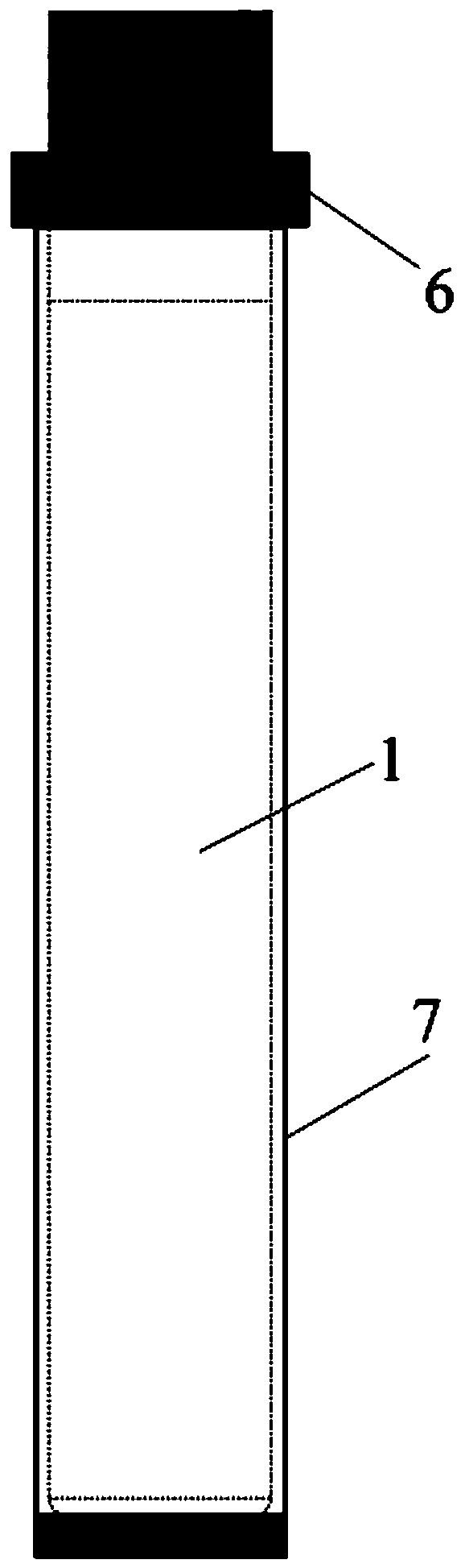 Metal bar inner core type self-propagating welding pen and preparation method thereof