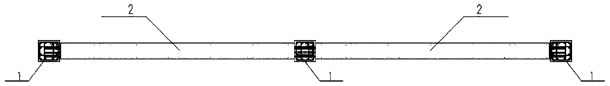 Sloping roof precast beam lifting device used for assembly type concrete structure and installation method