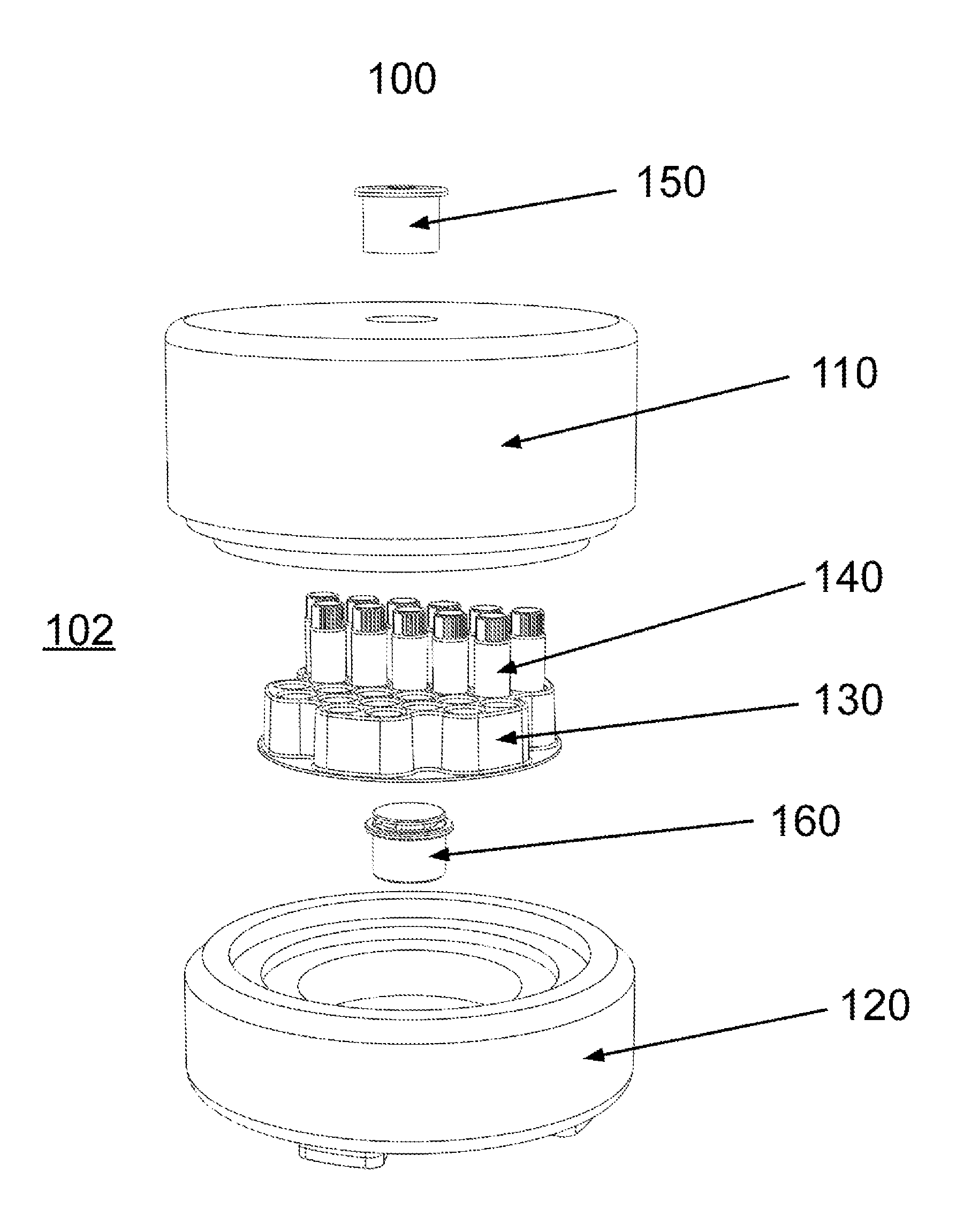 Ventilation assisted passive cell freezing device