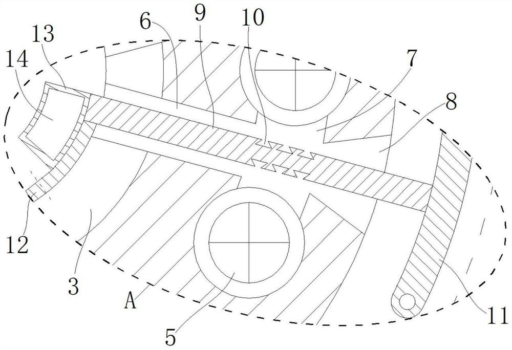 Surrounding type LED solar street lamp