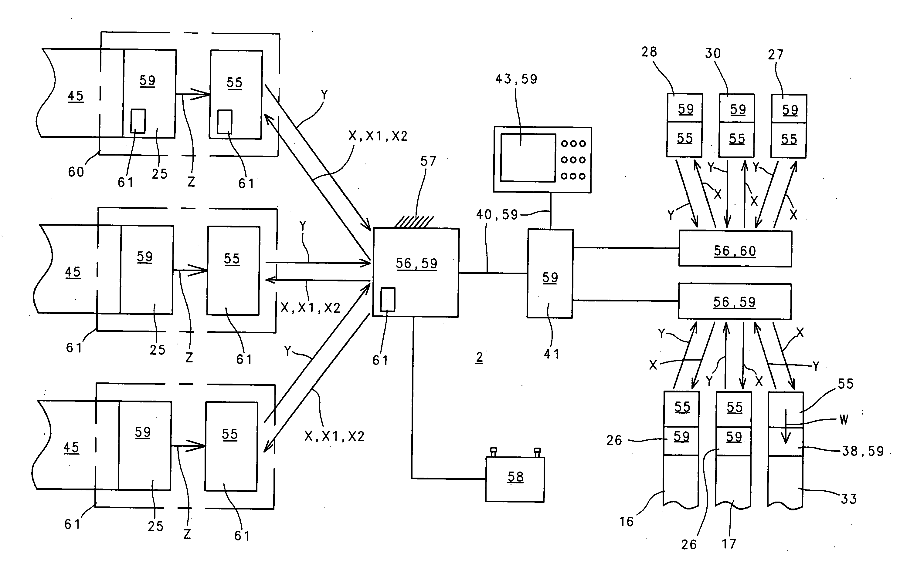 Data generation and transmission system in agricultural working machines