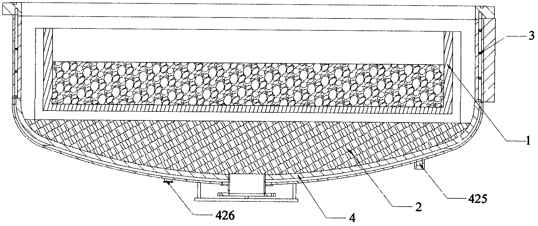 Lower chamber insulation structure and polycrystalline furnace adopting lower chamber insulation structure