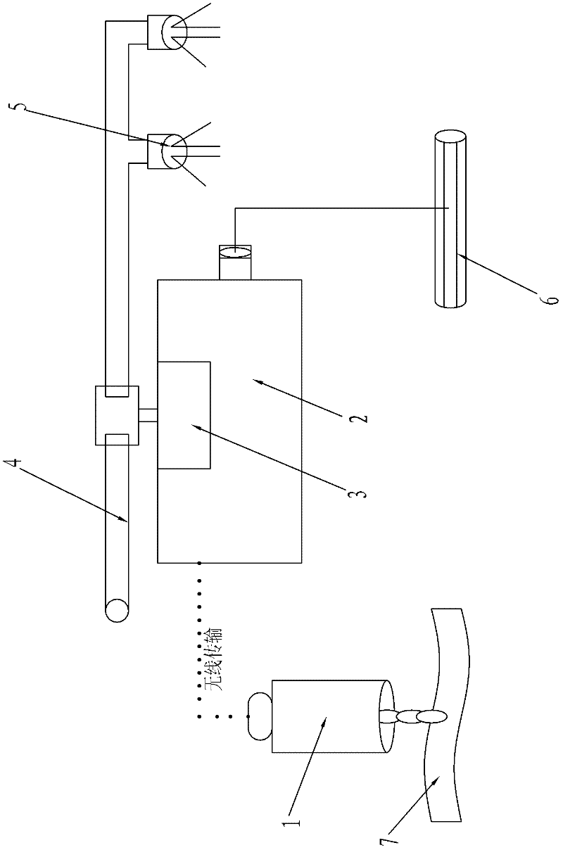 Touch automatic spraying and dust-settling device