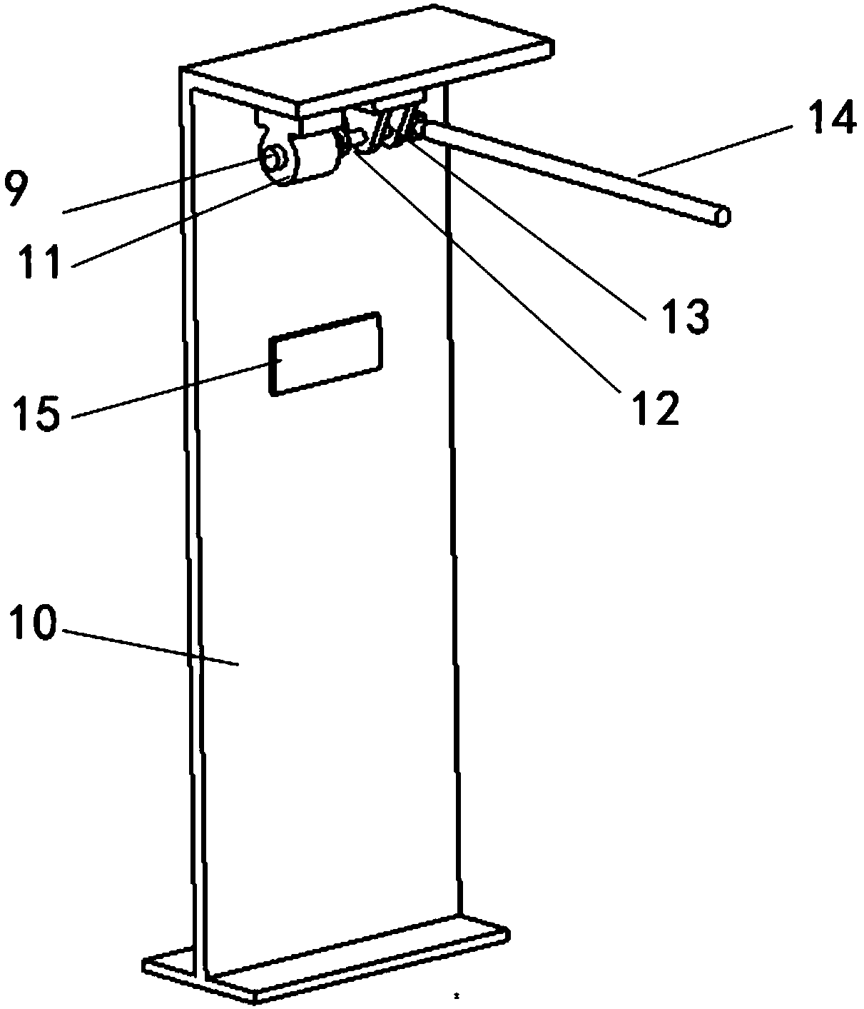 Helicopter and ground integrated test bench rotor braking method and device