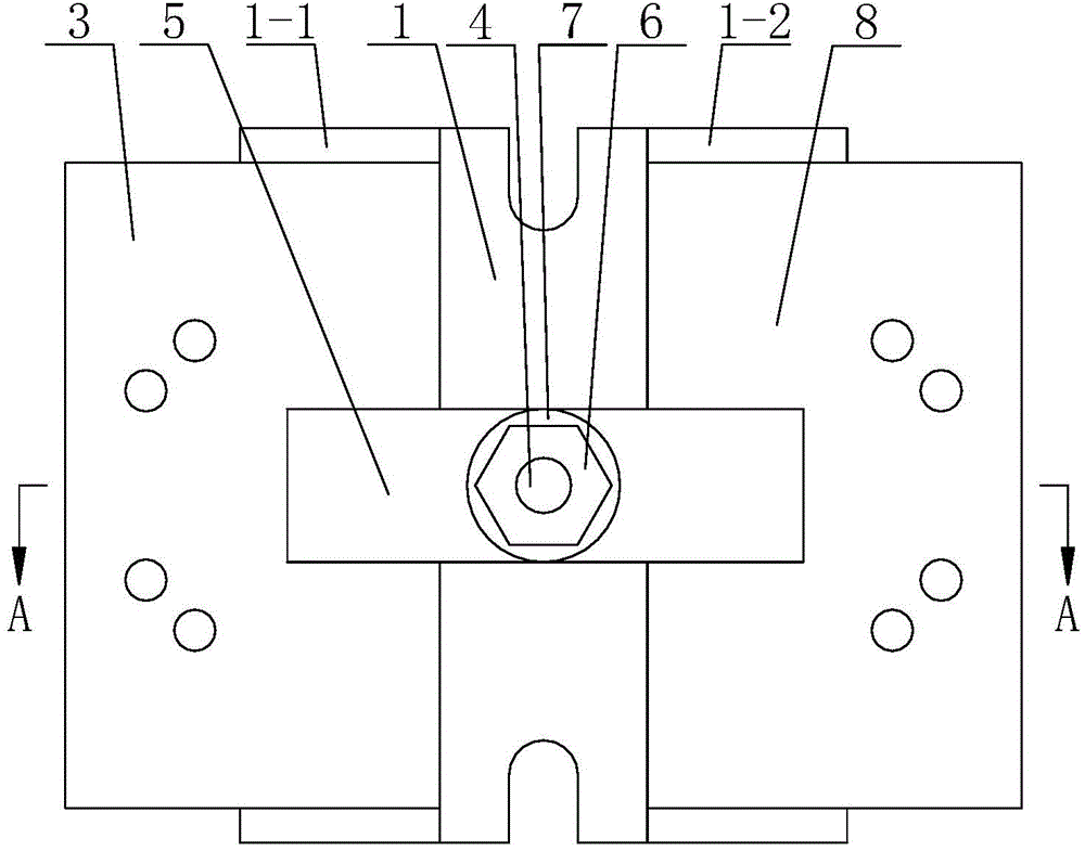 Self-locking type double-station thread drilling tool fixture