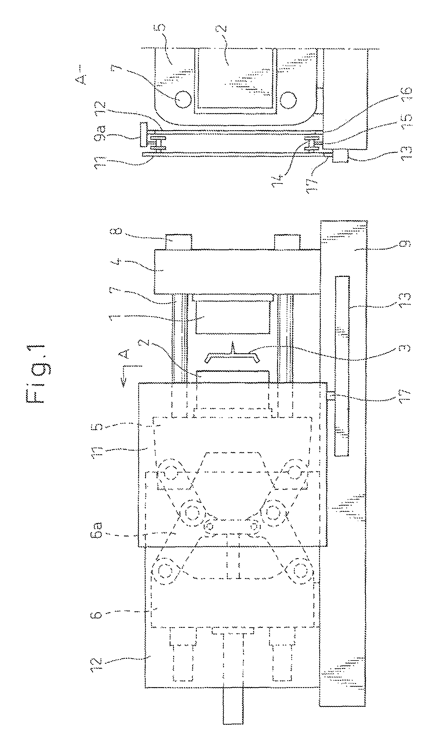 Safety door automatic opening/closing device in injection molding machine and the like and method of controlling the same