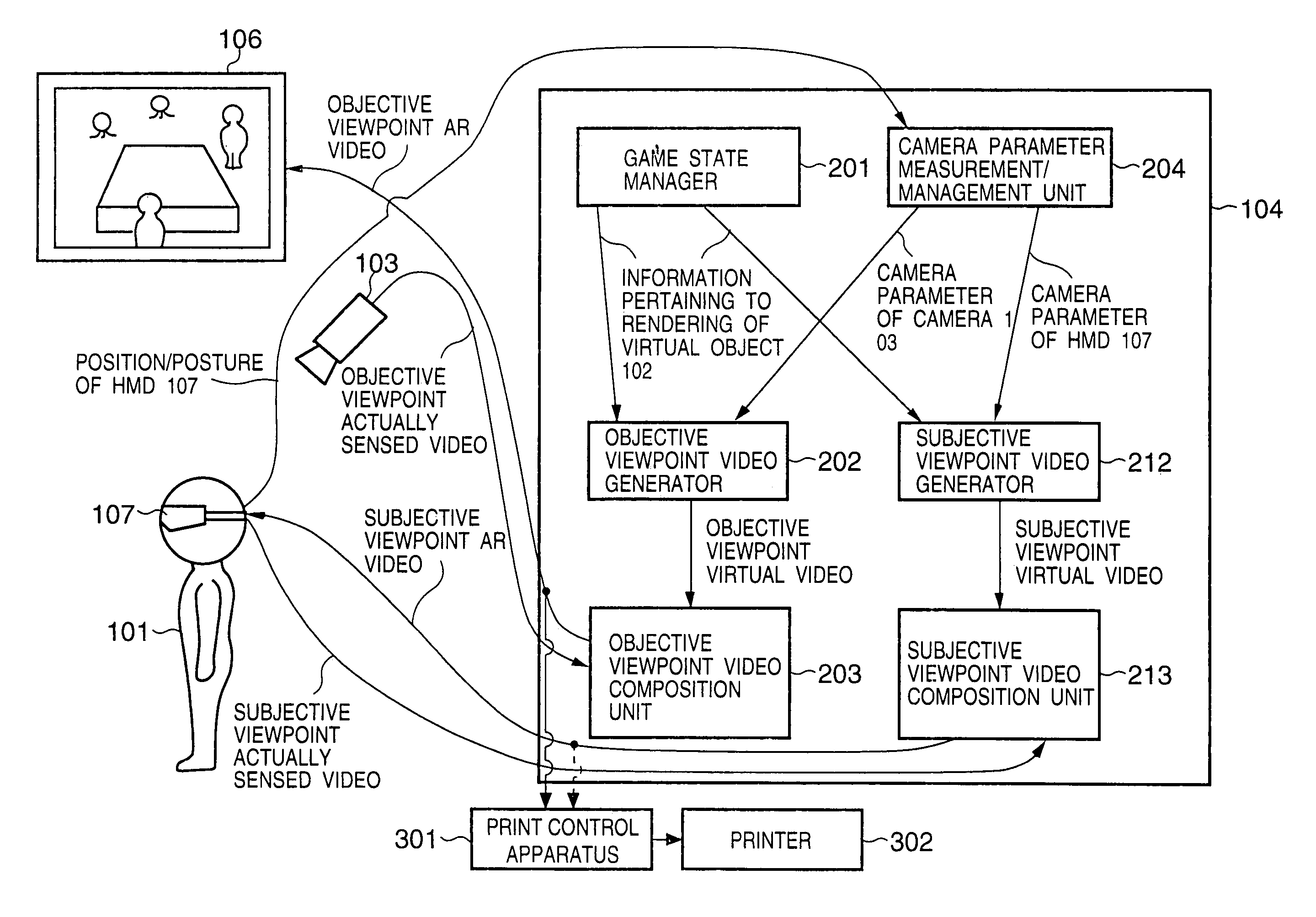 Augmented reality presentation apparatus and method, and storage medium