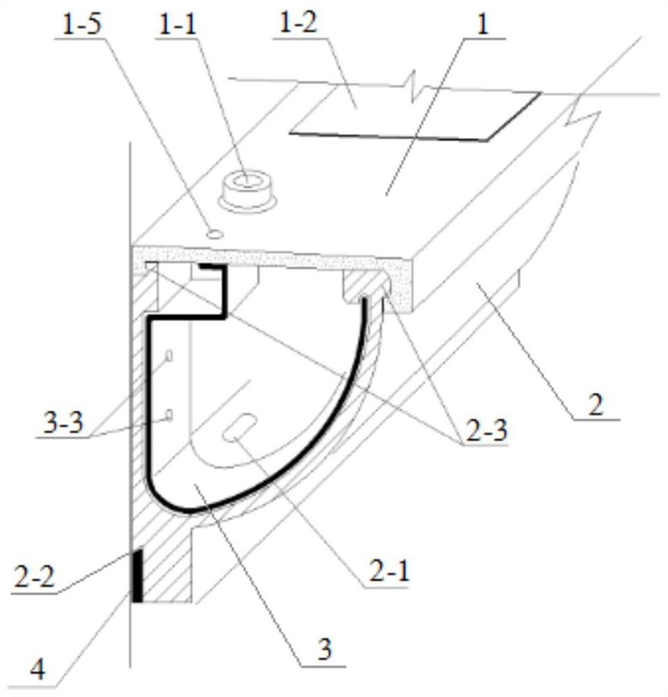 Exterior wall decoration type universal cable trough