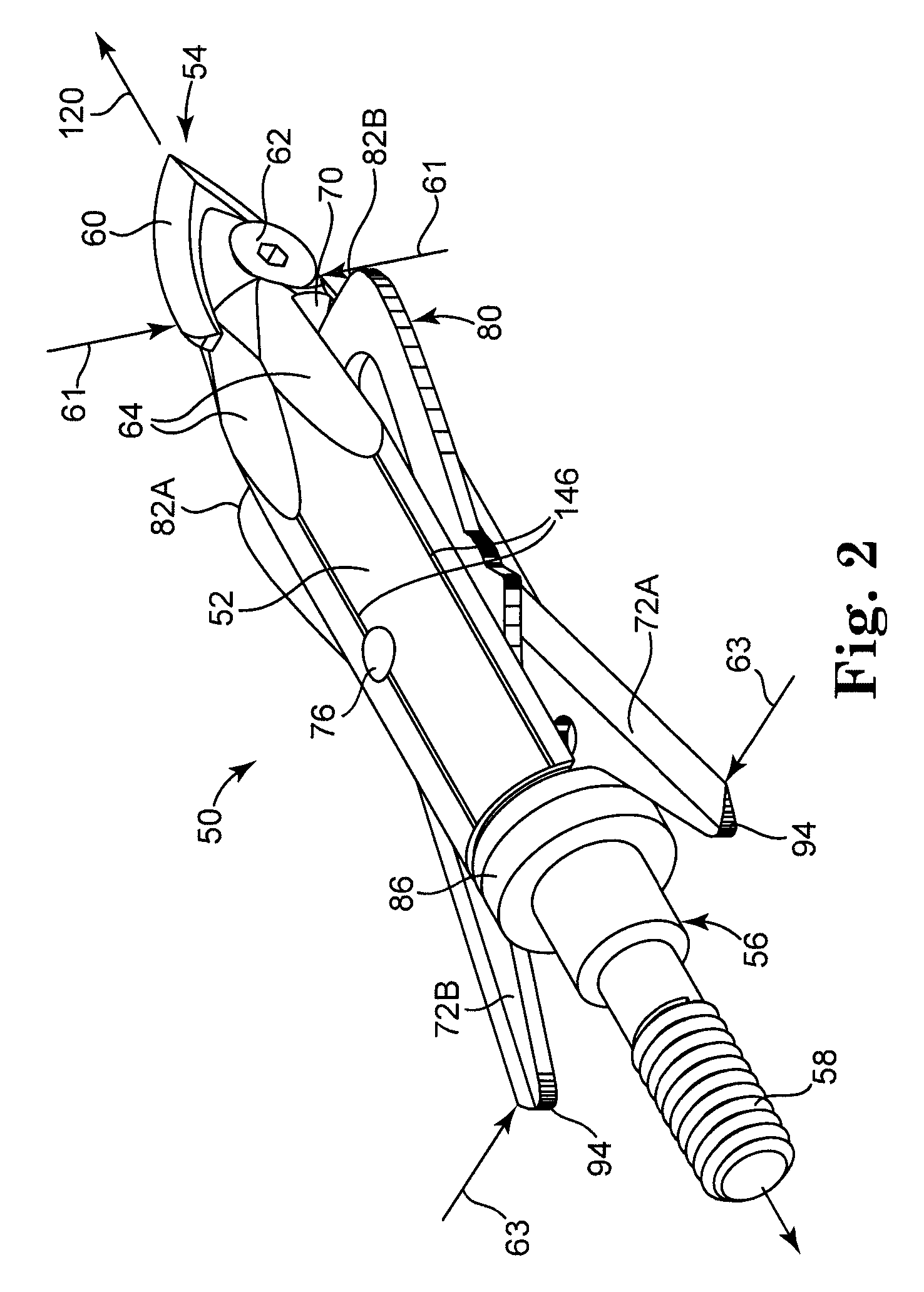 Expandable broadhead with rear deploying blades