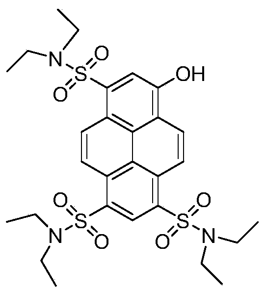 HPTS series derivatives and synthesis method