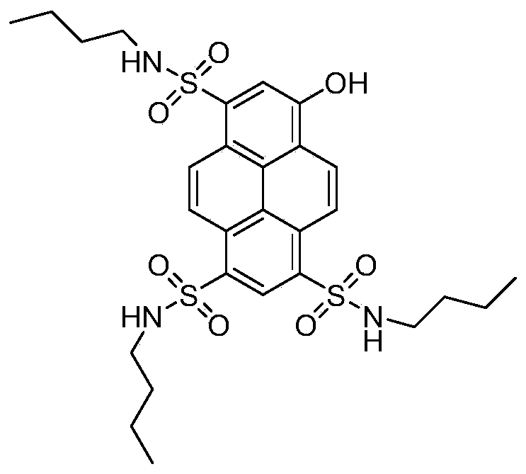 HPTS series derivatives and synthesis method