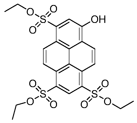 HPTS series derivatives and synthesis method