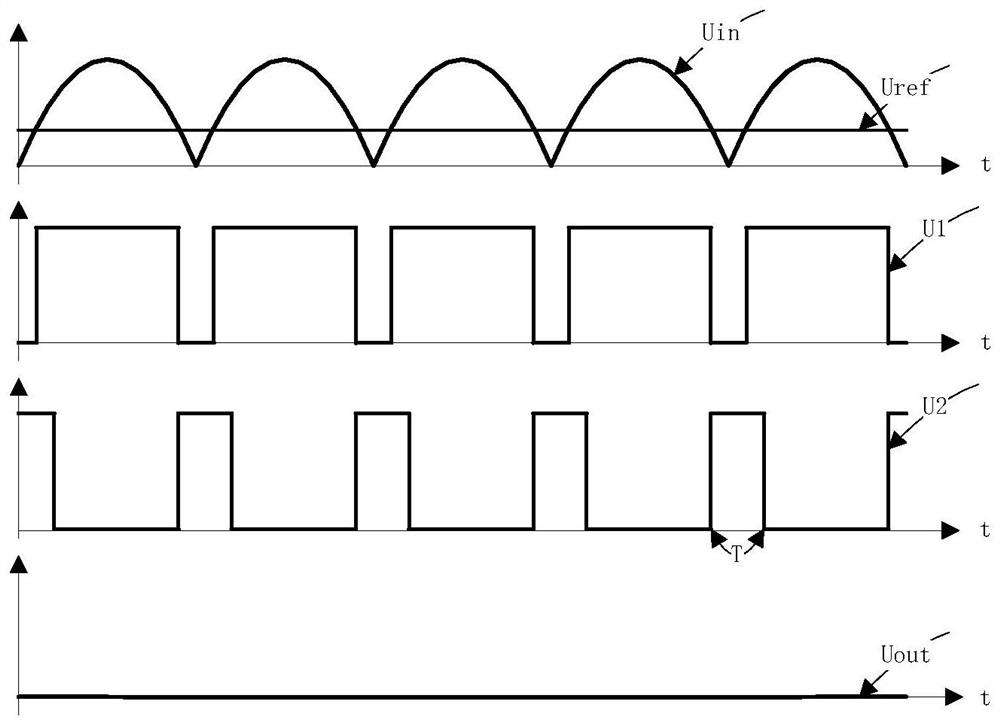 A power grid power failure detection circuit