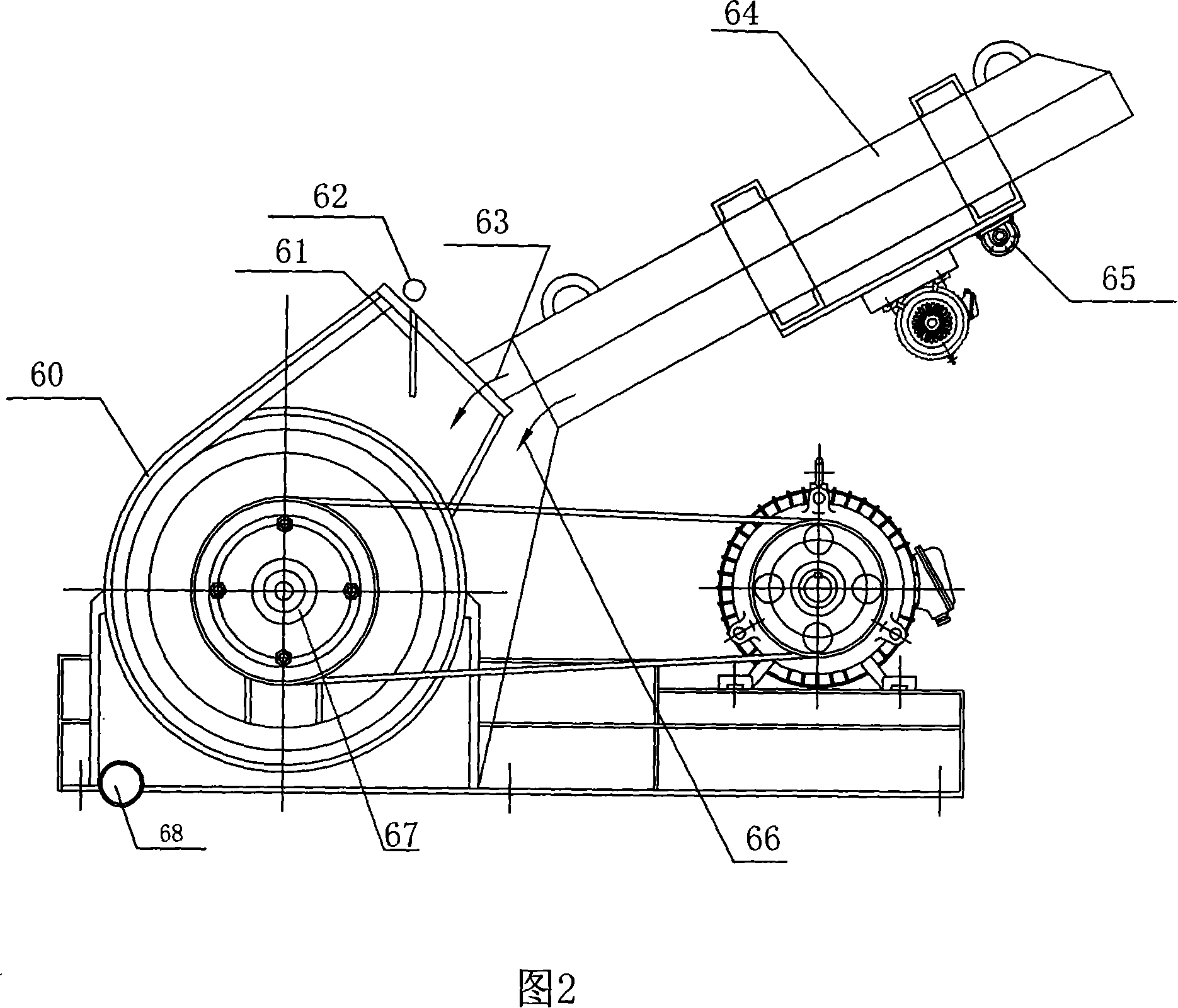 Roughing separation technique for low ore grade iron ore and mineral dressing equipment thereof