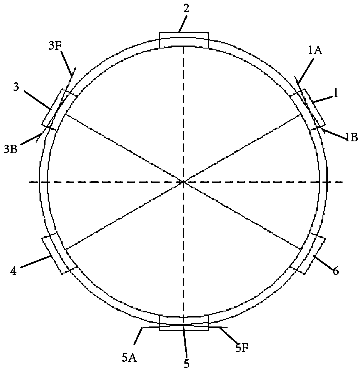 Ultra-large silo prestress tension process method