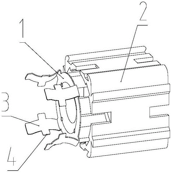 Elastic connection device for battery cells