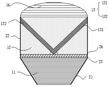 A light emitting diode, display panel, display device and manufacturing method