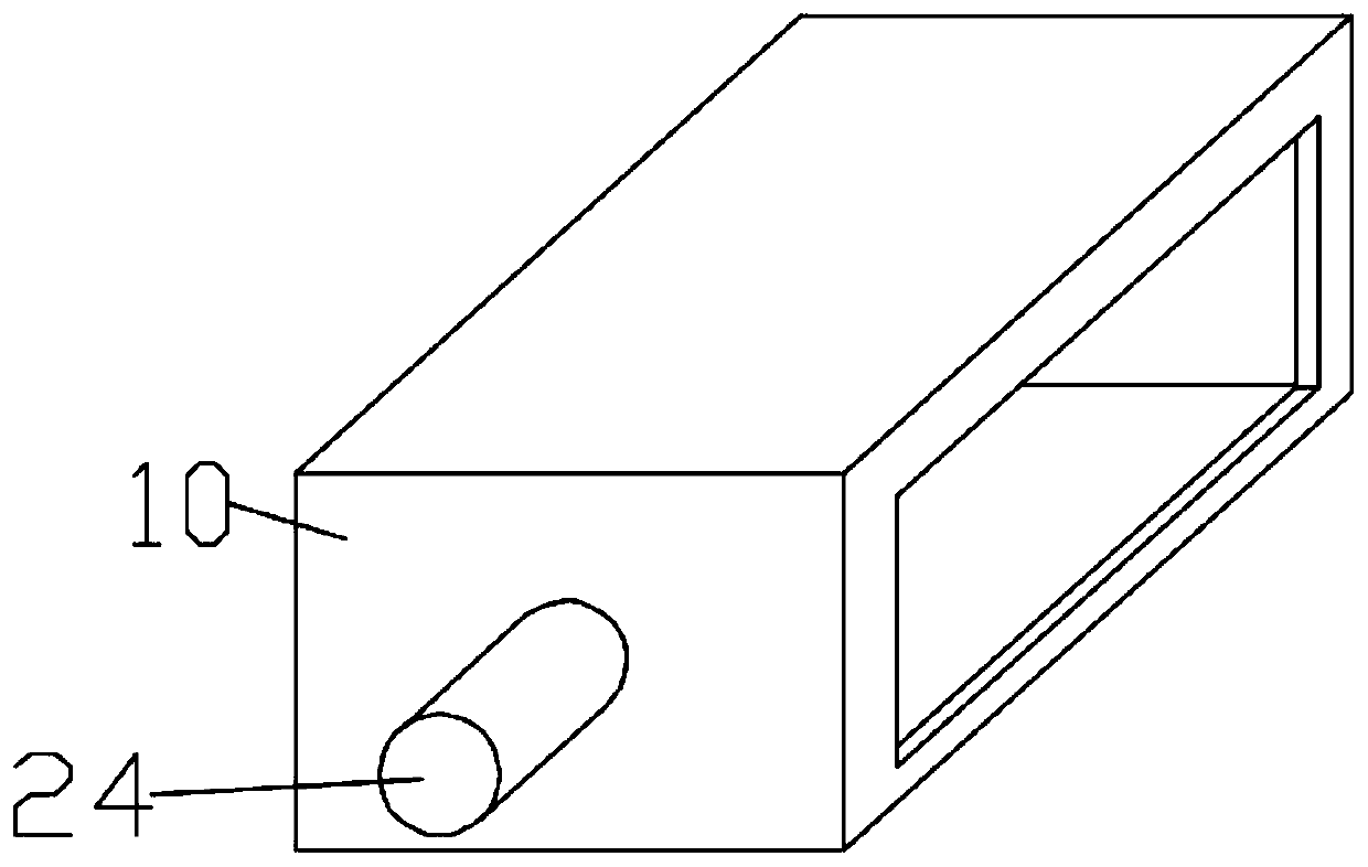 Waste gas treatment device for municipal environmental protection