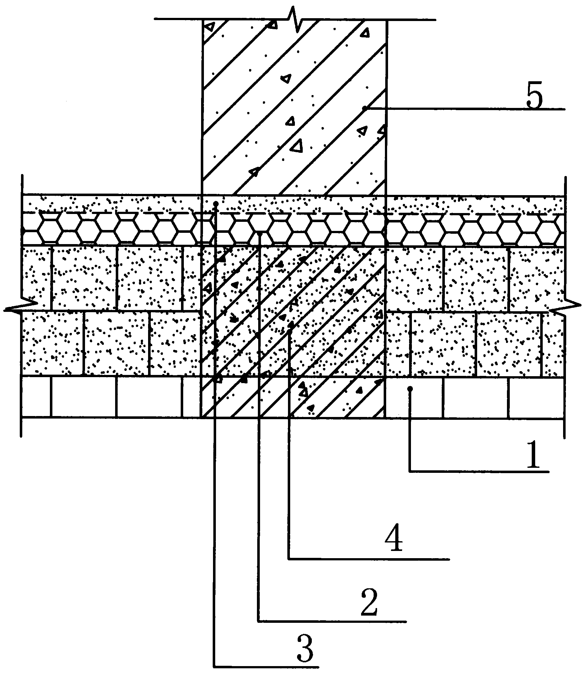 Grade-A fireproof self-heat-insulation wall body and manufacturing method thereof