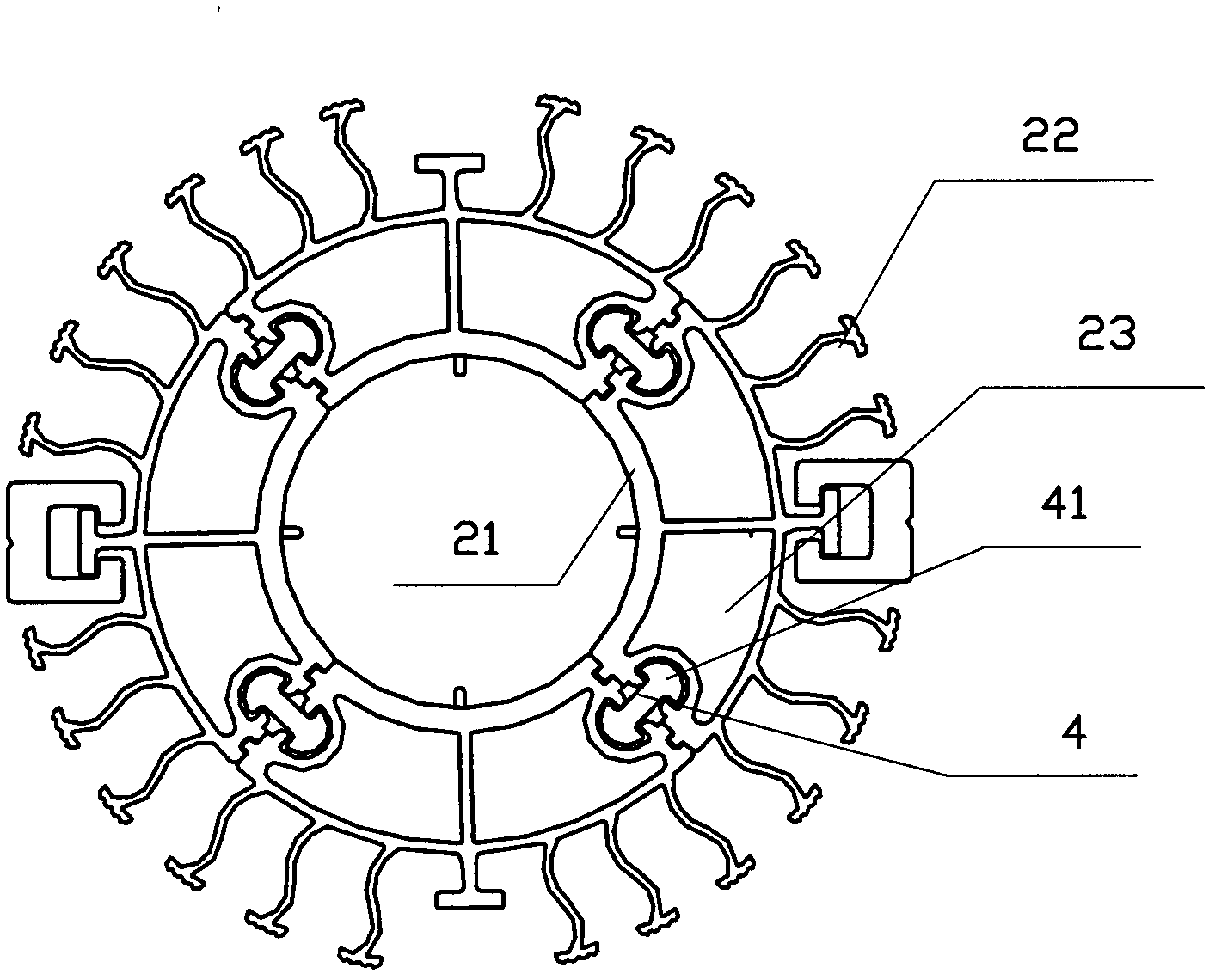 Light-emitting diode (LED) flood lamp