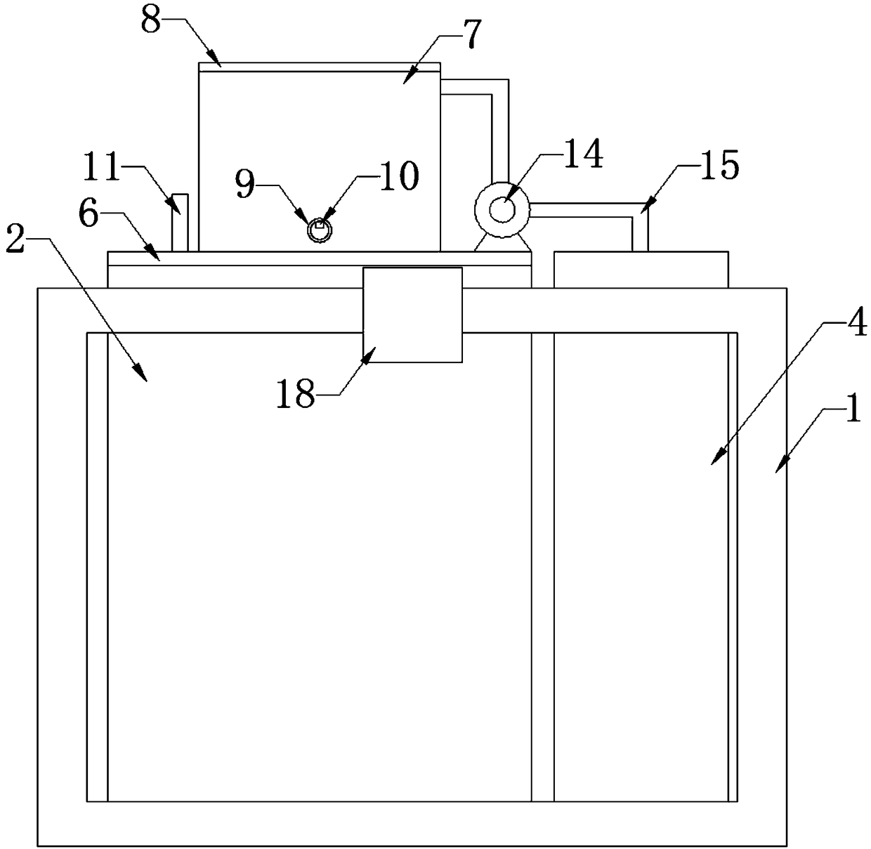 Novel low-pressure casting equipment