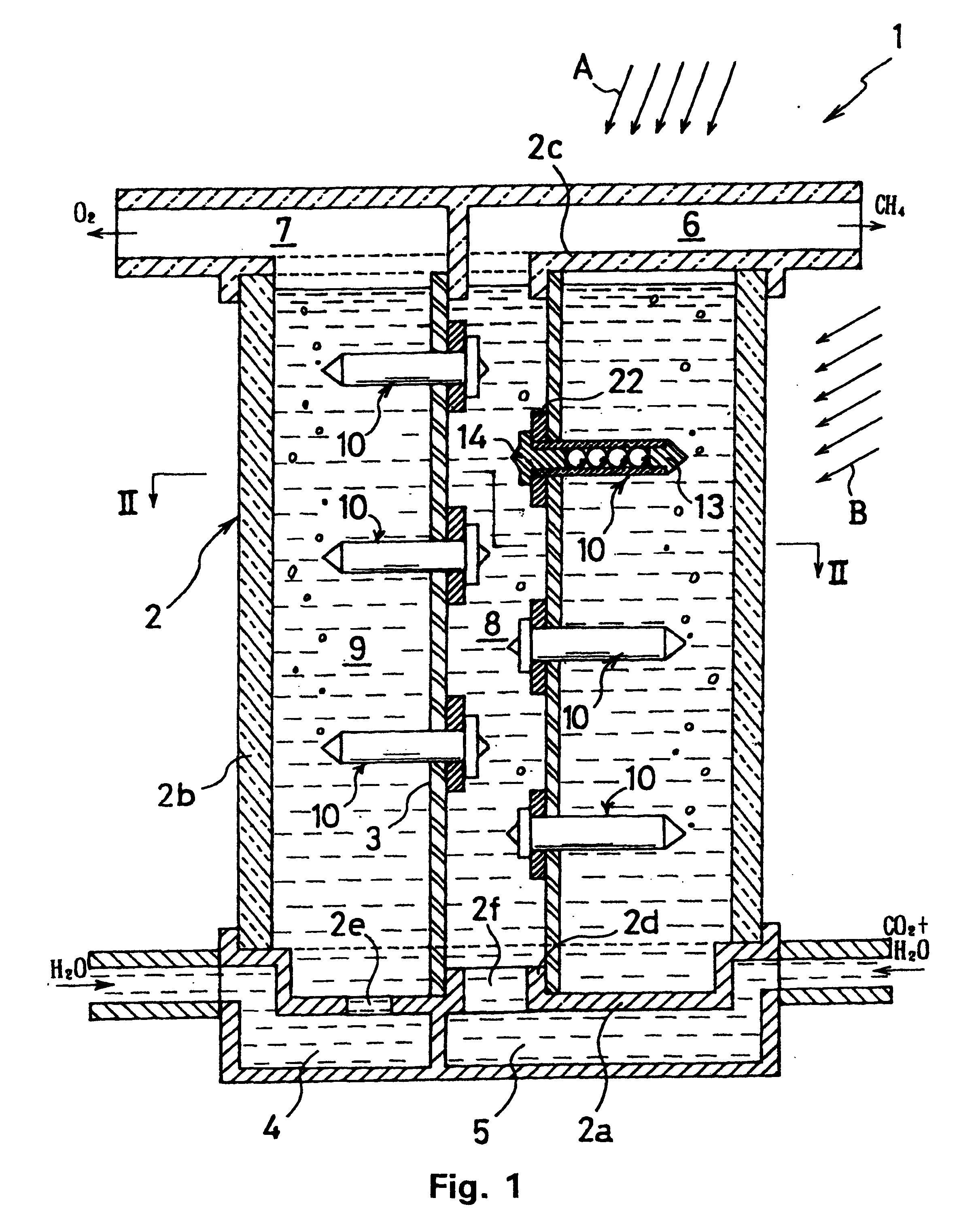 Solar battery module for optical electrolysis device and optical electrolysis device