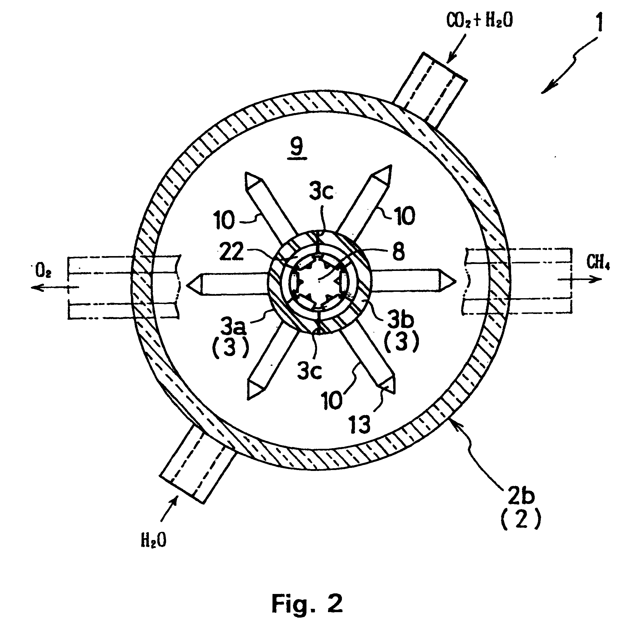 Solar battery module for optical electrolysis device and optical electrolysis device