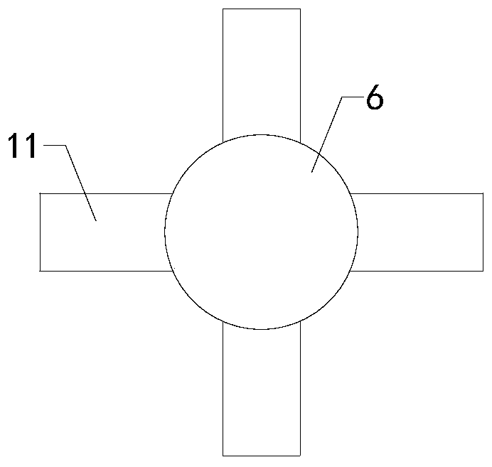 Cement stirring device for house construction engineering