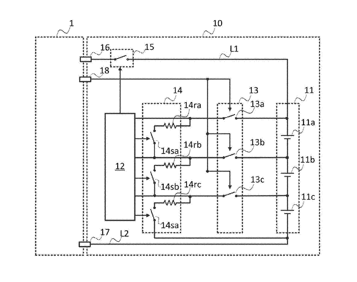 Power supply module with lithium ion capacitor