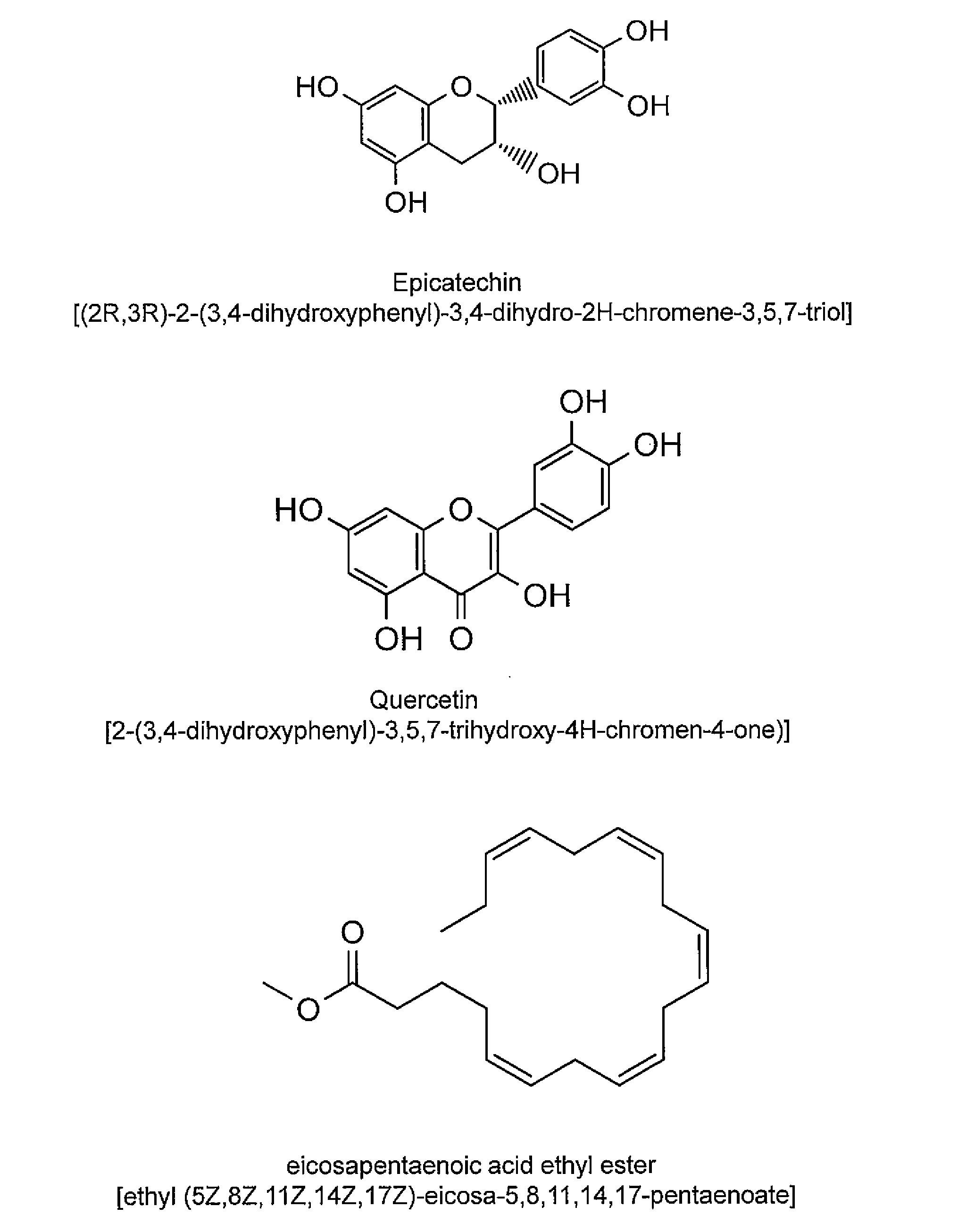 Use of a Composition Comprising a Flavonol, A Flavonoid, and a Fatty Acid in the Treatment of Oxidative Injuries Due to Mitochondrial Dysfunction