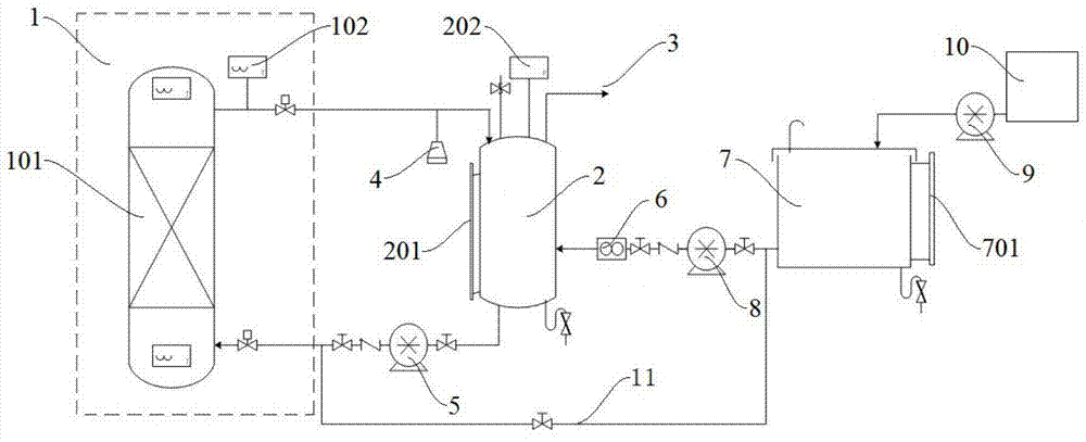 System for recycling raw gas afterheat of coke oven